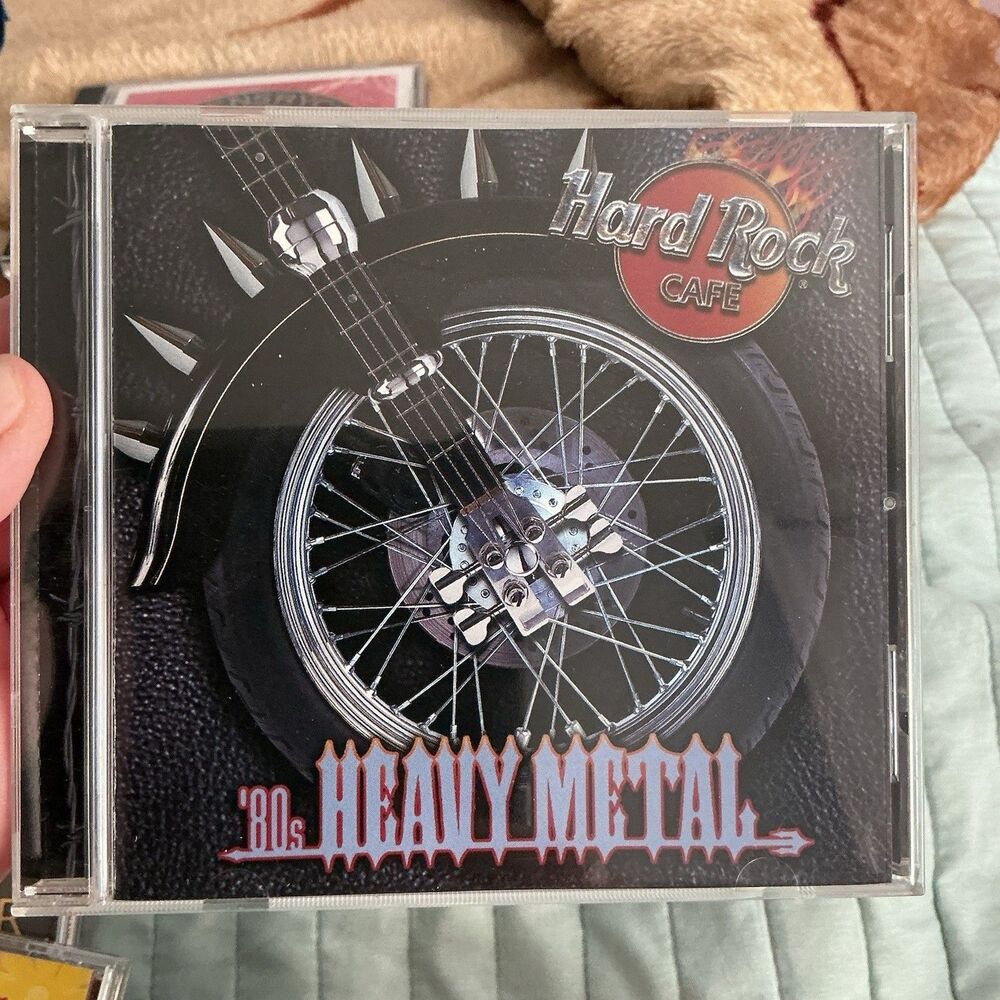 Hard Rock Cafe 80s Heavy Metal CD Rhino 1998 Great White Judas Priest Poison